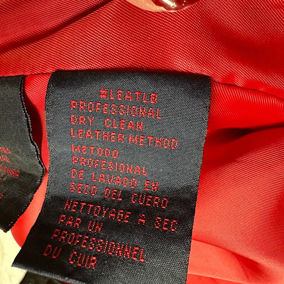 Vintage Ralph Lauren Leather Jacket Womens Medium Black Lined 90s Y2K Biker - Picture 10 of 16